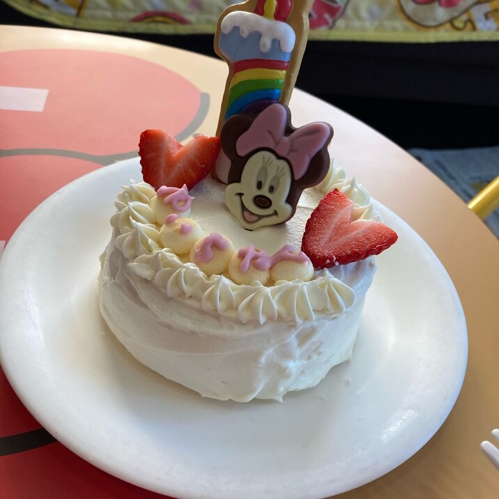 1歳のお誕生日ケーキ レシピ 作り方 By ゆいドン 楽天レシピ
